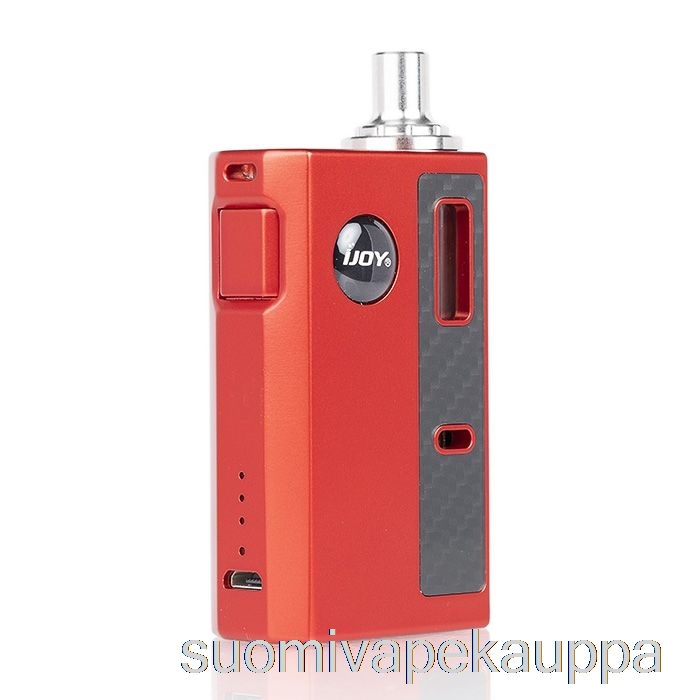 Vape Kauppa Ijoy Mercury 12w Aio Pod System Red Carbon